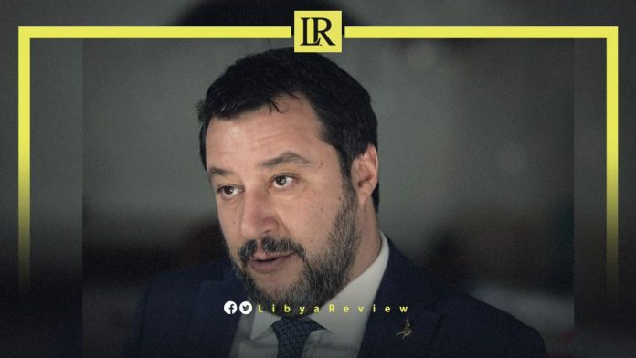 Italian Deputy Prime Minister and Minister of Infrastructure and Sustainable Mobility, Matteo Salvini