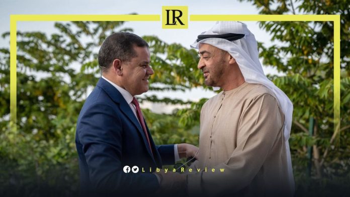 The President of the United Arab Emirates (UAE) Sheikh Mohamed bin Zayed Al Nahyan, and the Prime Minister of the Tripoli-based Government of National Unity (GNU) Abdul Hamid Dbaiba