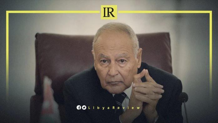 The Secretary-General of the Arab League, Ahmed Aboul Gheit