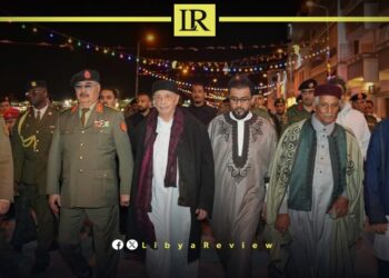 Haftar & Saleh Inspect Derna Development Projects