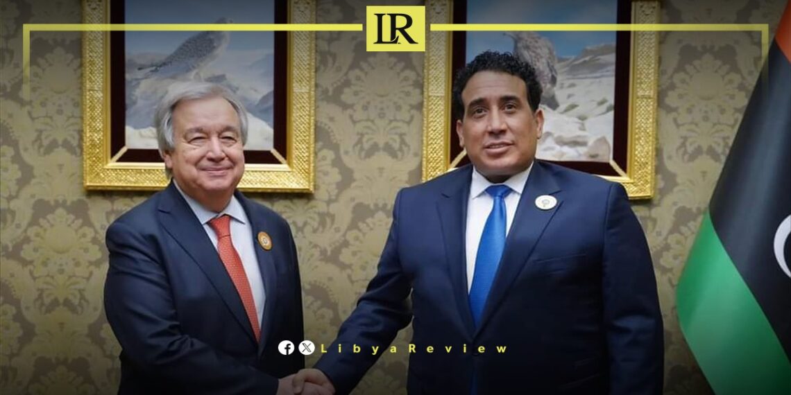 Libya’s Al Mnifi Meets UN Secretary-General