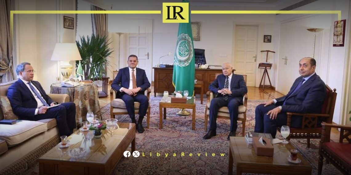 Dbaiba & Arab League Chief Discuss Libyan Elections