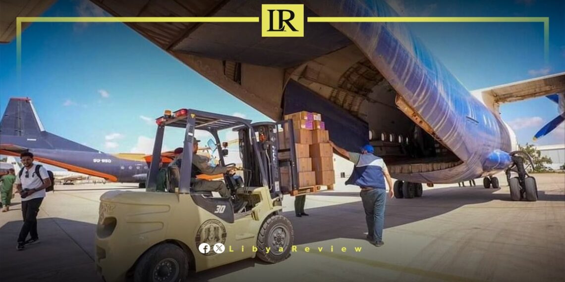 Libyan Army Airlifts Supplies to Flood-Affected Kufra