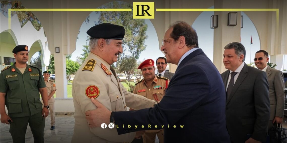 Haftar & Egyptian Intelligence Chief Discuss Libya’s Path to Stability