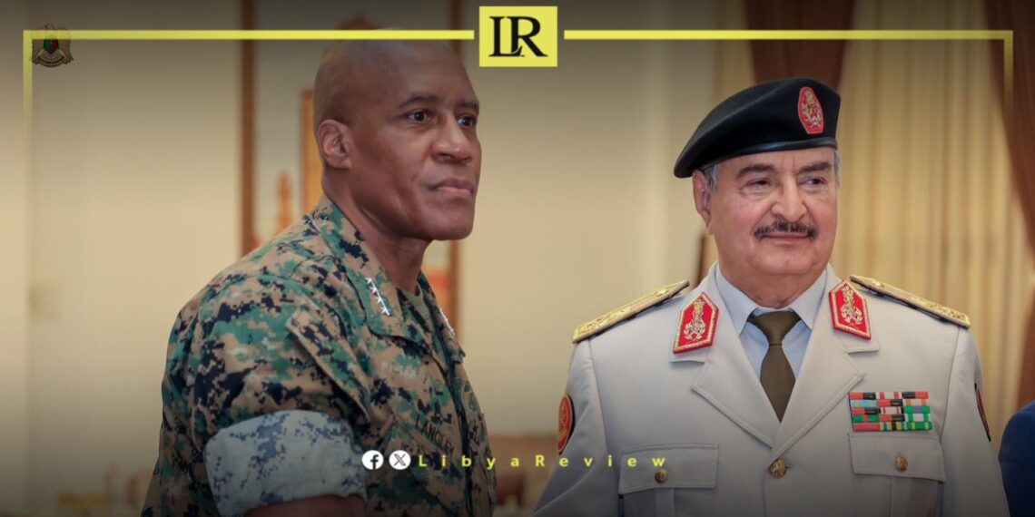 Haftar & AFRICOM Commander Discuss Enhanced Military Cooperation in Libya
