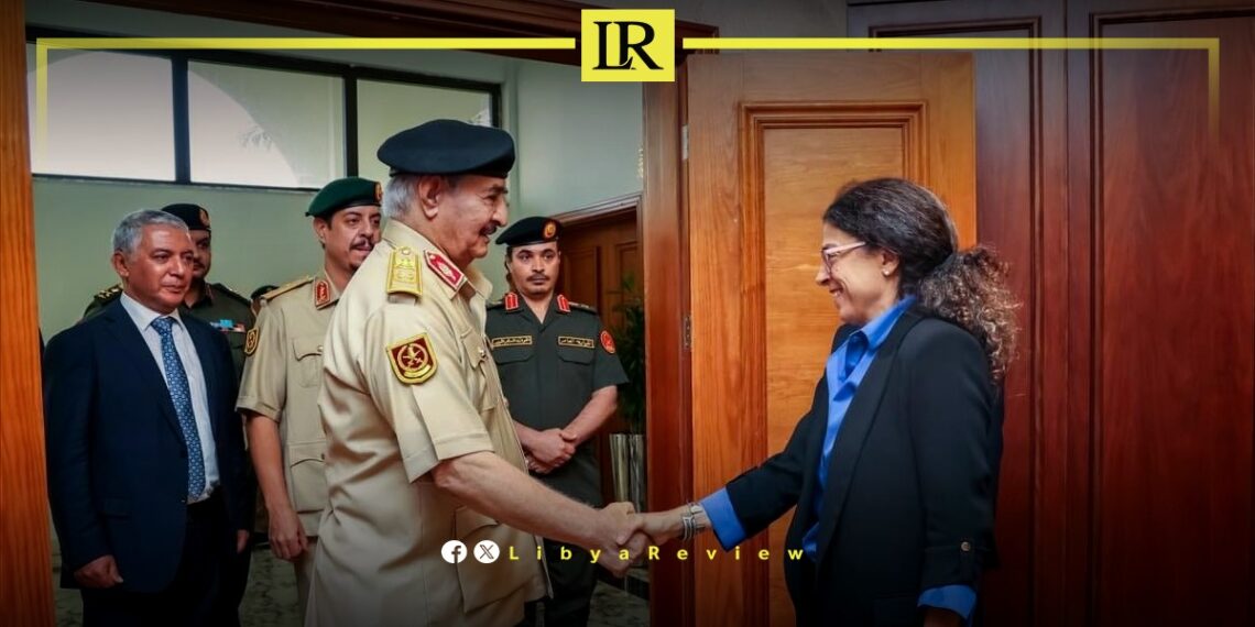 Haftar & UN Envoy Discuss Libyan Central Bank Crisis