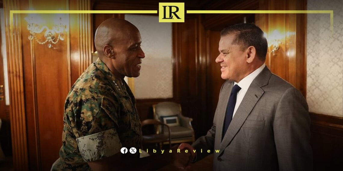 Libya's Dbaiba Meets with US AFRICOM Commander