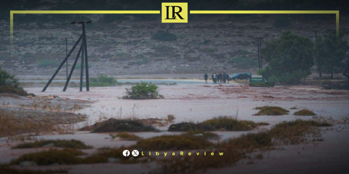 Libyan Military Aids Flood Victims in Sabha