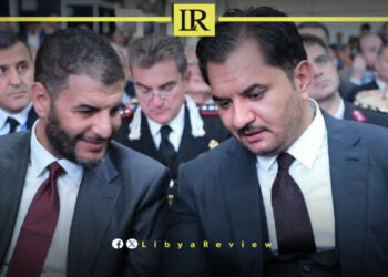 Interior Minister of Libya’s Government of National Unity (GNU) Emad Al-Trabelsi, and Saddam Khalifa Haftar, Chief of Staff of the Ground Forces