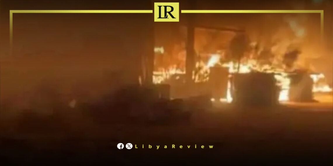 Fire in Libyan Capital Leaves 7 Injured