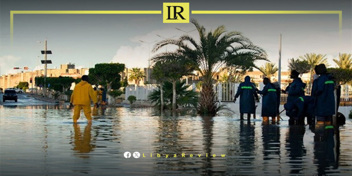 Libyan Municipal & Volunteer Teams Manage Rainfall Fallout in Sirte