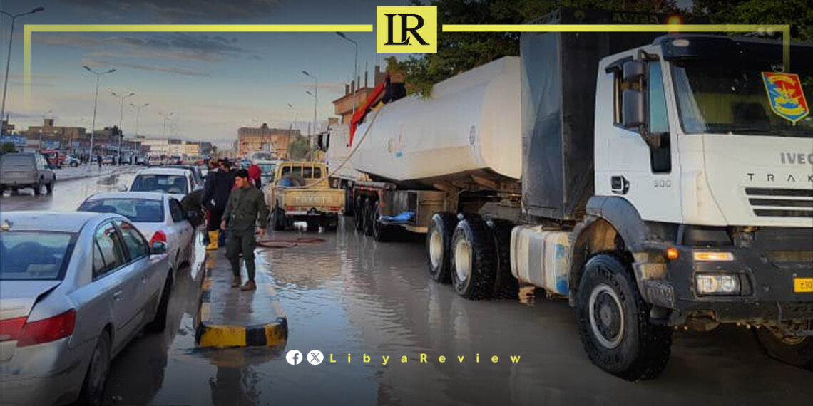 Libyan Army Rescues Flood Victims in Ajdabiya