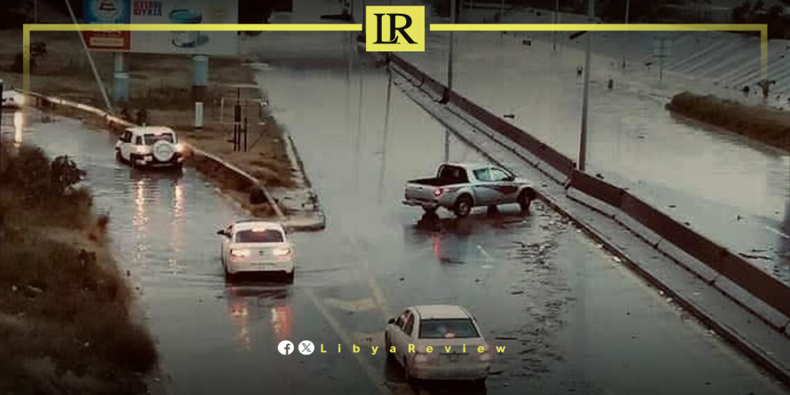 Flooding Forces Temporary Closure of Roads in Libyan Capital