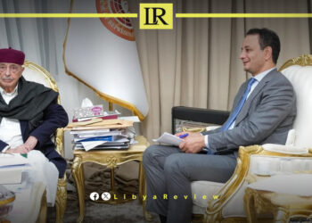 Ageela Saleh & Belgassim Haftar Review Libya's Reconstruction Projects