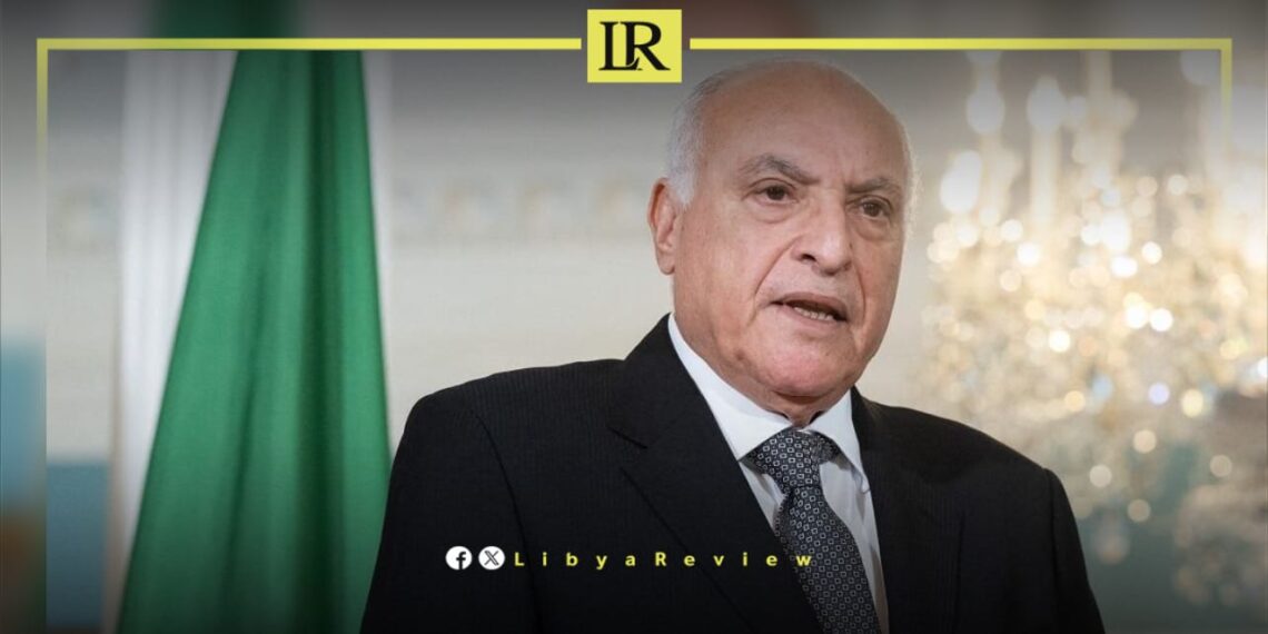 Algerian FM Calls for Libyan National Reconciliation