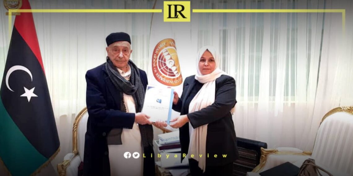 Libyan Parliament Speaker Receives Annual Report on Illegal Migration