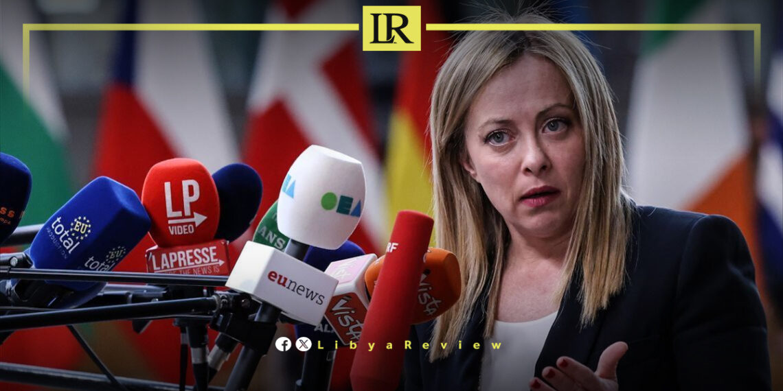 Italy's Meloni Calls for Close Monitoring of Russian Influence in Libya