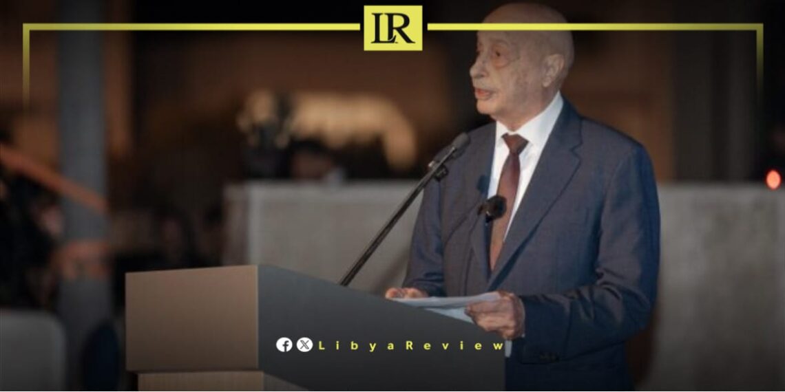 Libya’s Parliament Speaker Urges Support for Reconstruction Fund