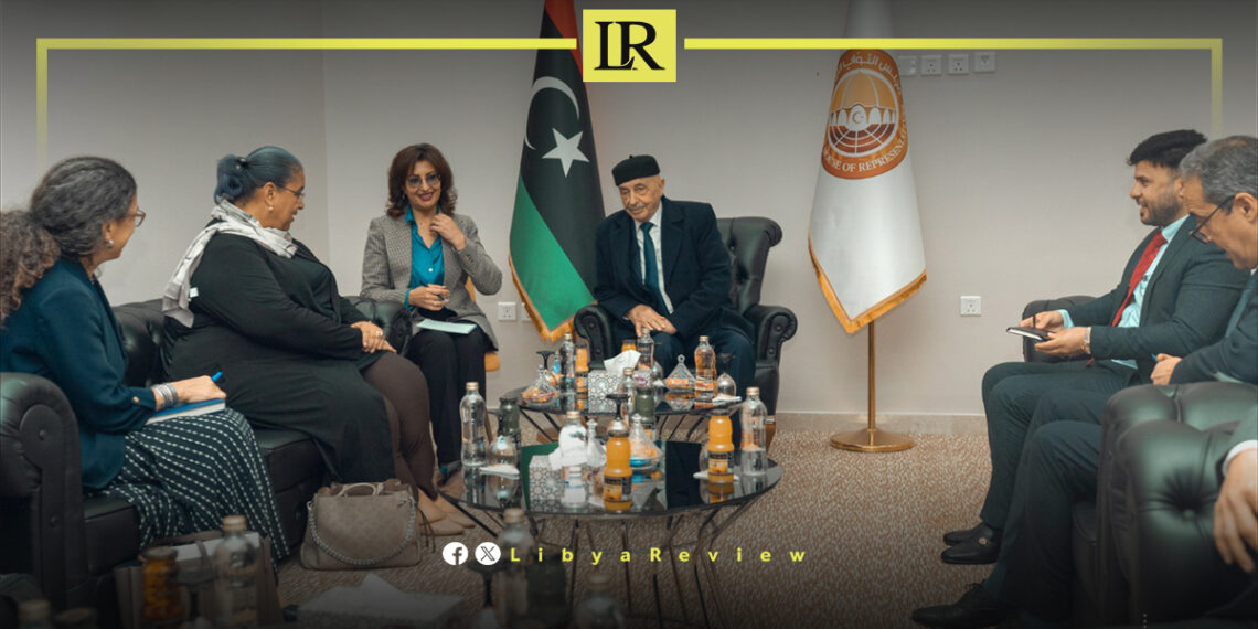 Ageela Saleh & UN Envoy Discuss Forming Unified Libyan Government