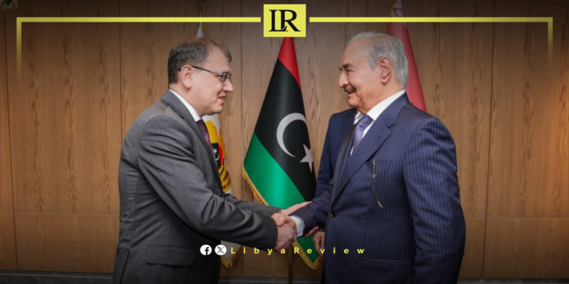 Haftar Discusses Cooperation with Belarusian Deputy PM