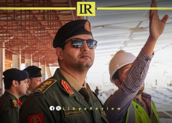 Khaled Haftar Inspects New Military City Stadium
