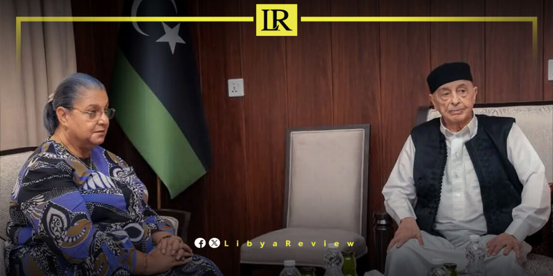 UN Envoy Discusses Libyan Crisis With Ageela Saleh