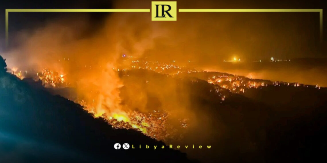 Libya Wildfires Force Evacuations in Mountain Areas