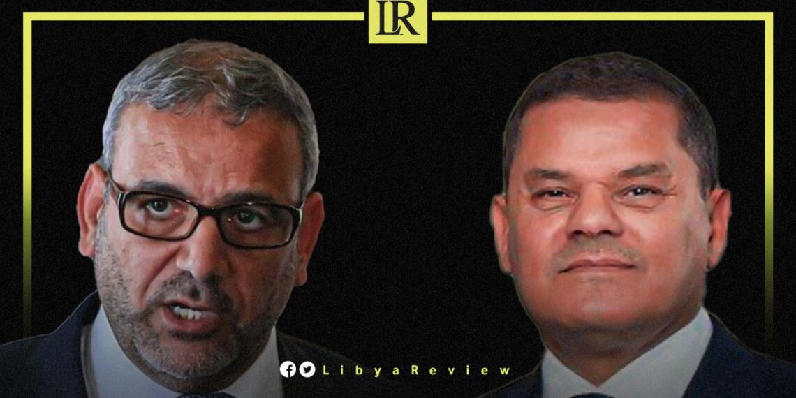 The Head of Libya’s High Council of State (HCS), Khaled Al-Mishri and the Prime Minister of the Government of National Unity (GNU) Abdel-Hamid Dbaiba