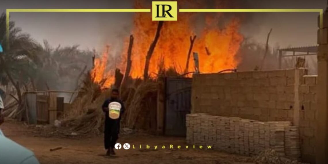 Deadly Wildfires Sweep Through South Libya