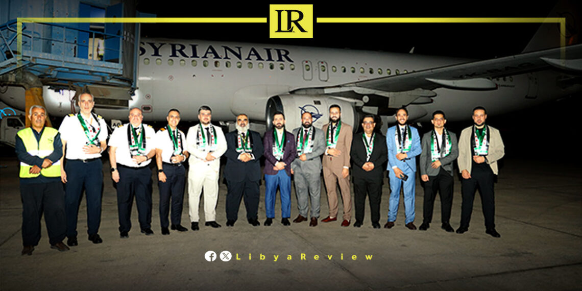 1st Syrian Flight Lands in Libya