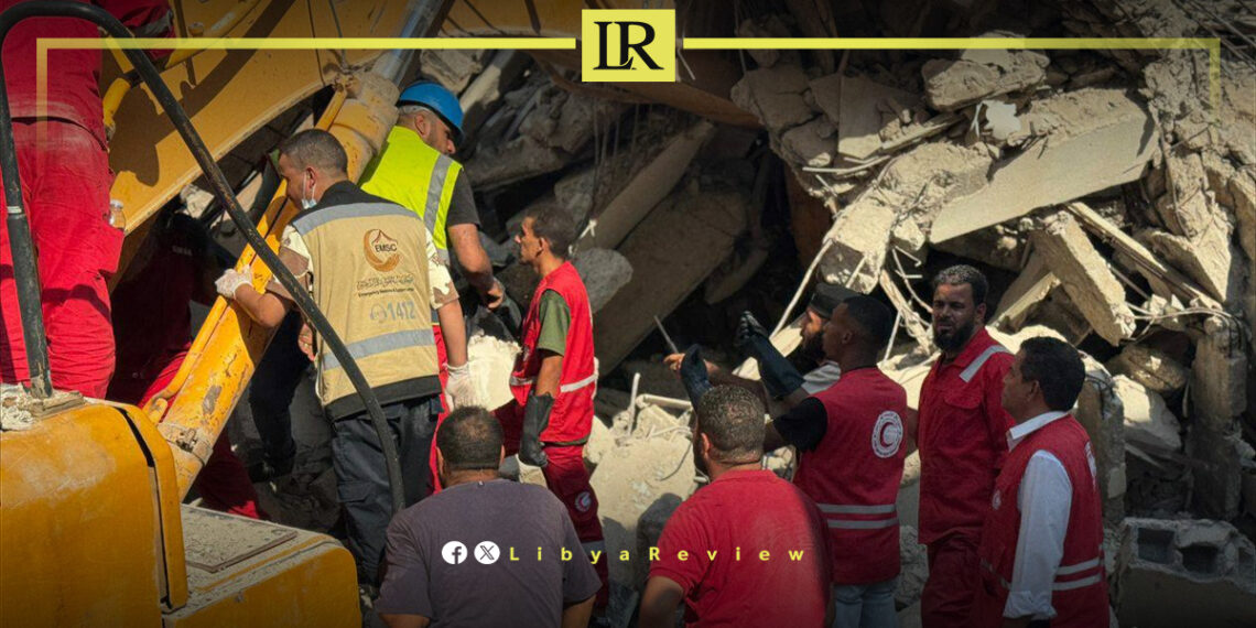 Body Recovered After Building Collapse in Libyan Capital