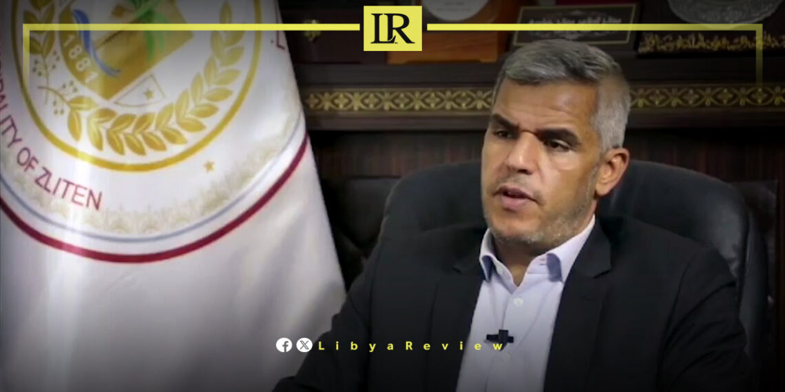 The mayor of Zliten, Muftah Ahmadi,