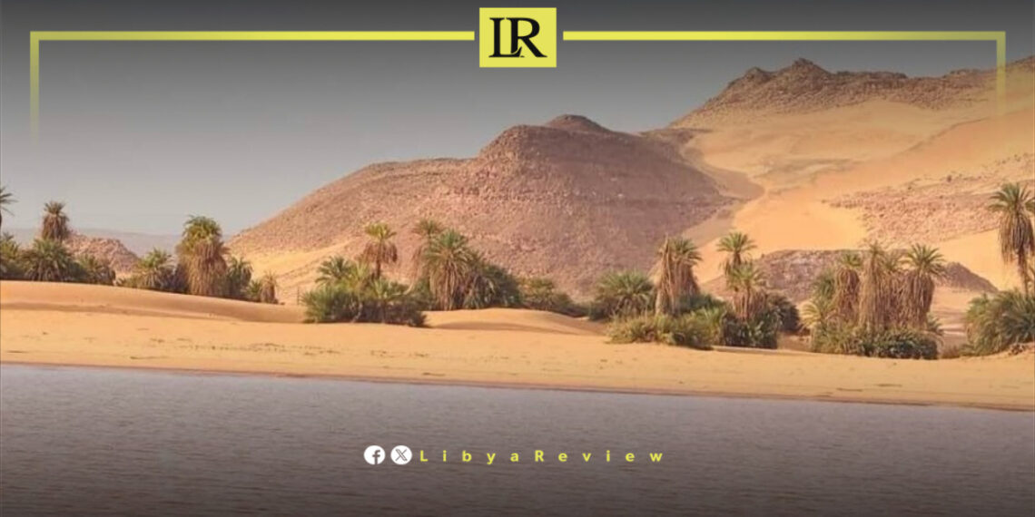 Rare Lake Forms in Libya’s Desert After Heavy Rainfall