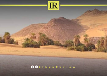Rare Lake Forms in Libya’s Desert After Heavy Rainfall