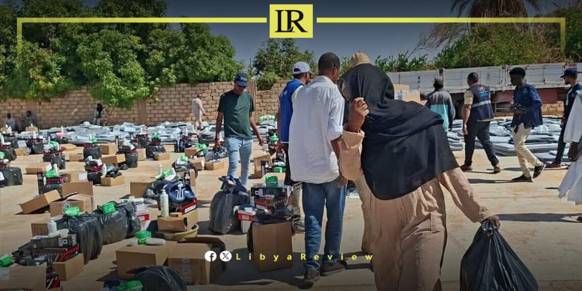 Libya Distributes Aid to Sudanese Refugees in Al-Kufra