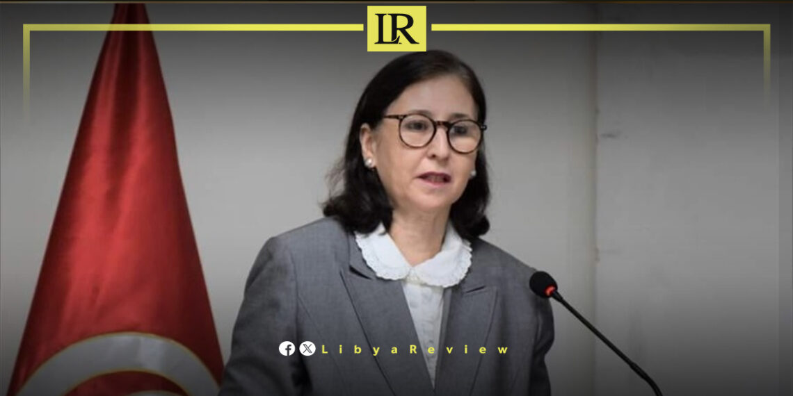 Tunisian Prime Minister Sara Zaafrani