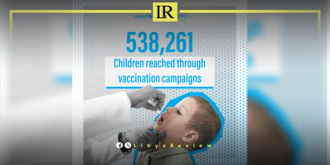 UNICEF: 538,261 Children Receive Polio Vaccine in Libya