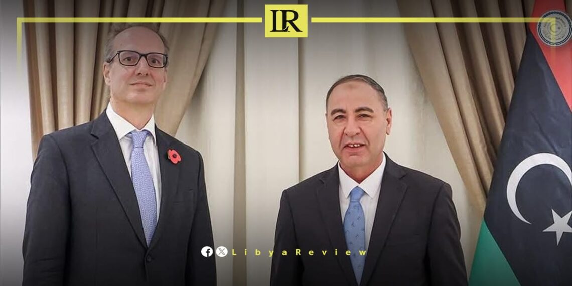 Martin Reynolds Presents Credentials as New UK Ambassador to Libya