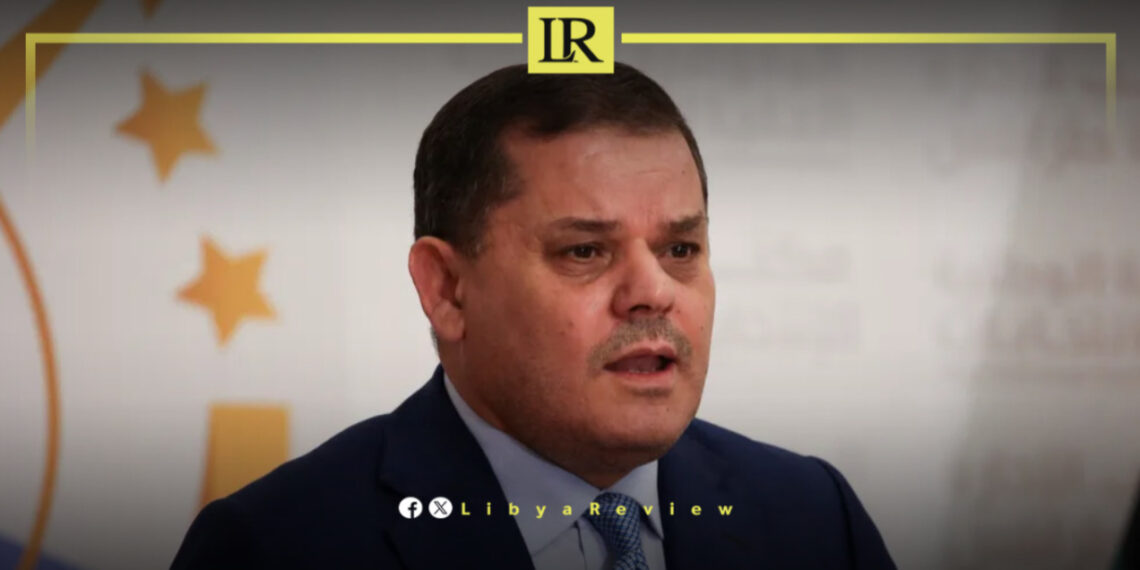 The Prime Minister of the Government of National Unity, Abdulhamid Dbaiba