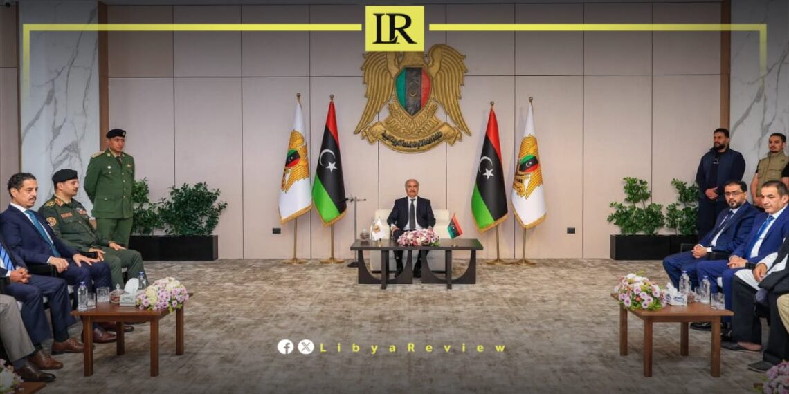 Libya’s Haftar Discusses National Stability with Al-Zawiya Leaders