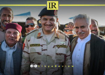 Libyan Army Deputy Commander Saddam Haftar Reviews Services & Infrastructure Developments in “Emsaed”