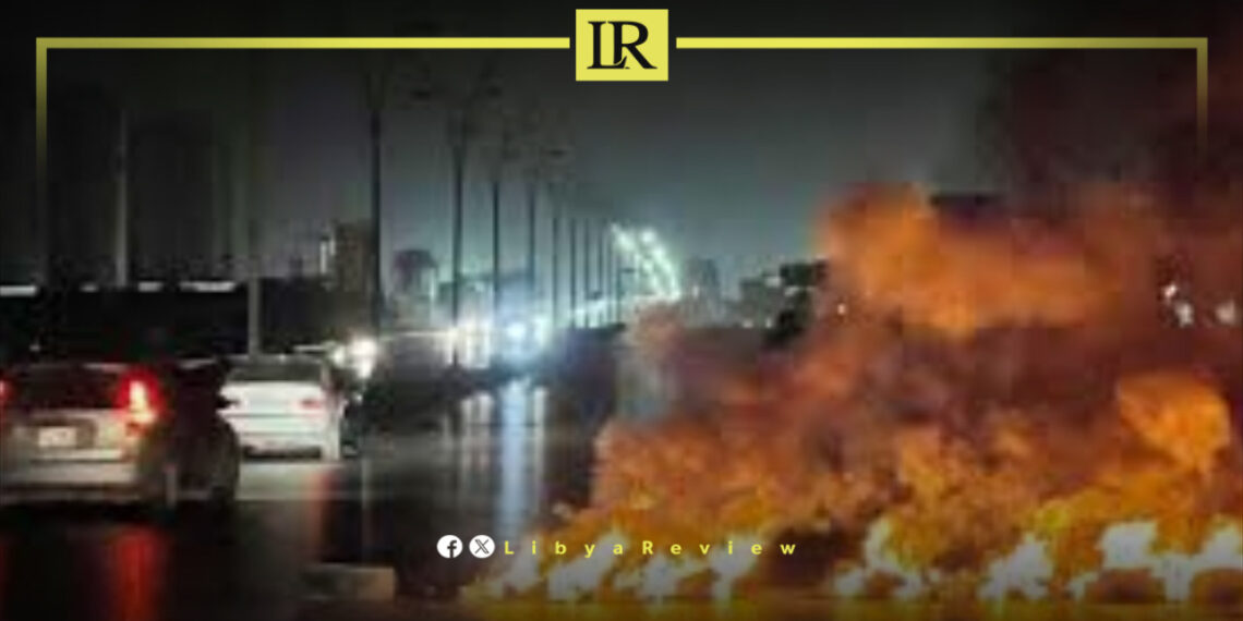 Road Closures & Fires Mark New Unrest in Libya’s Tripoli