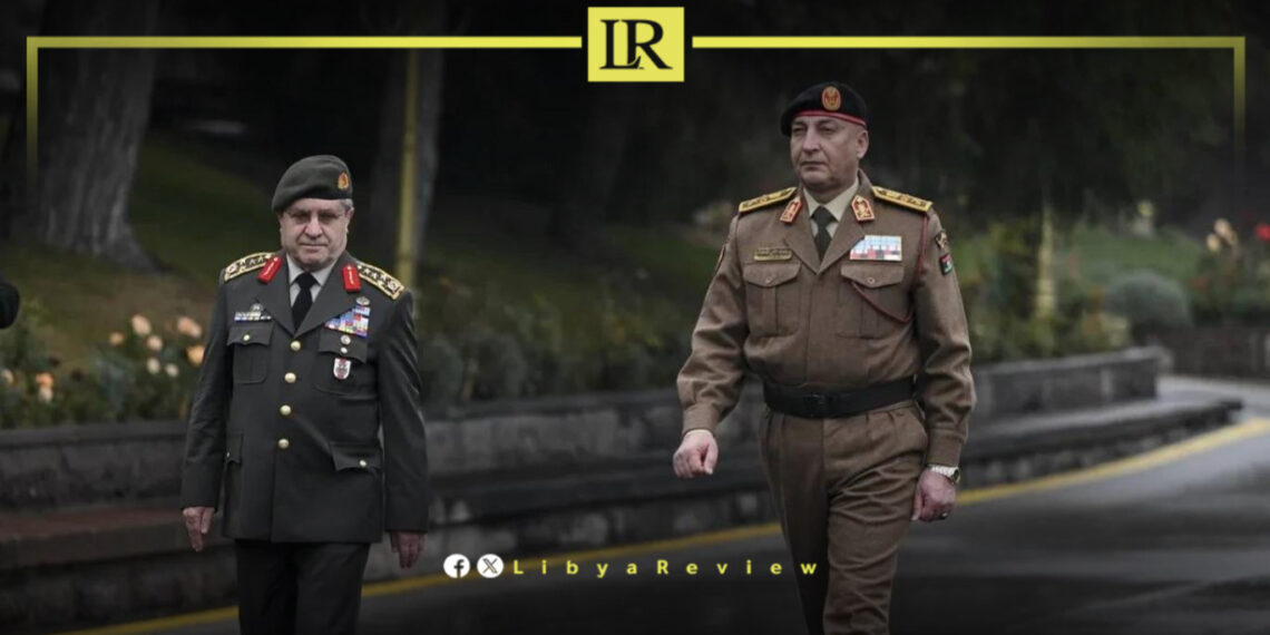 Libya’s Chief of General Staff under the Government of National Unity (GNU) Mohamed Al Haddad during his visit to Ankara