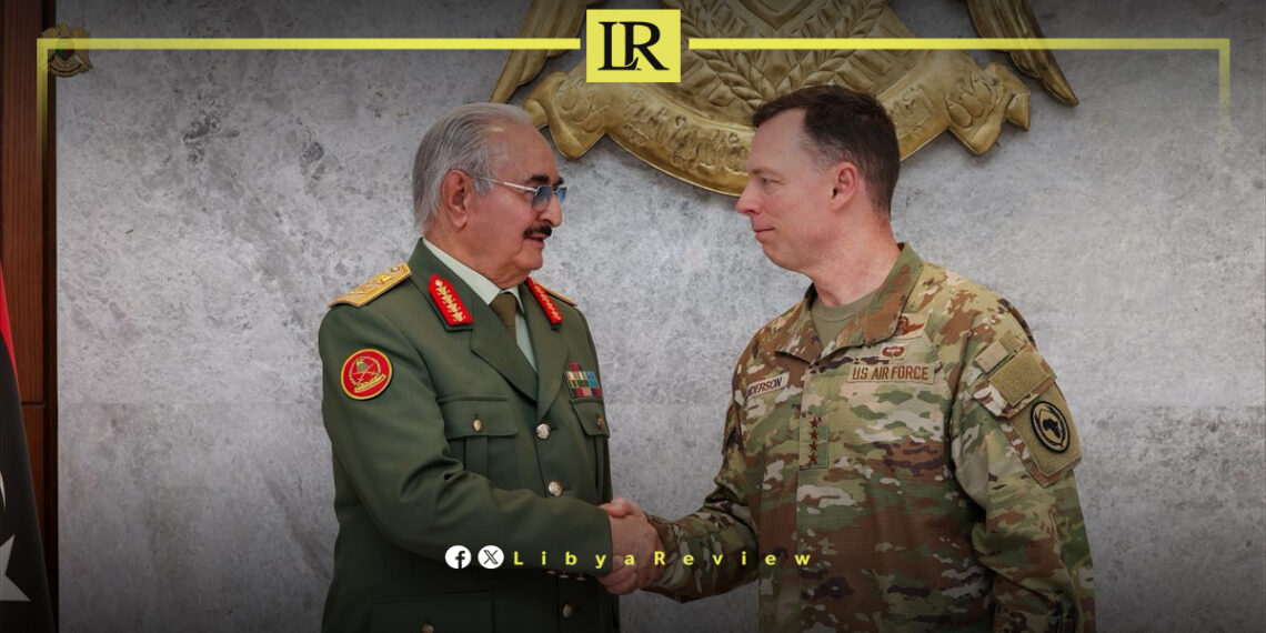 Haftar & US AFRICOM Commander Discuss Counterterrorism & Border Security