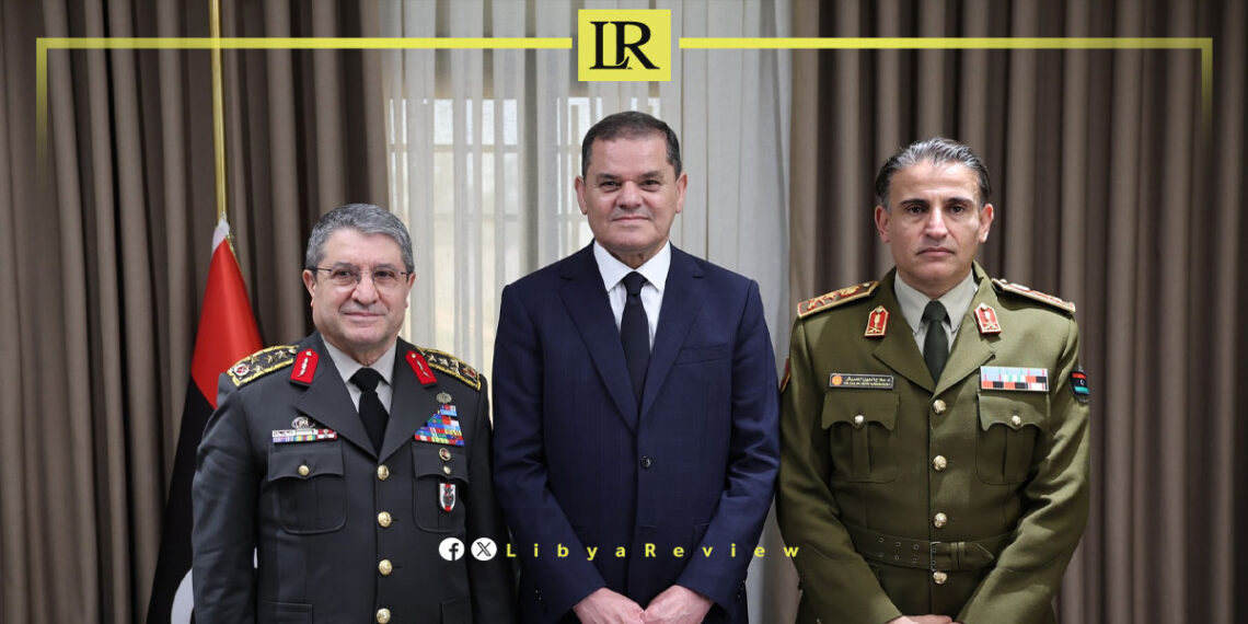 Libyan PM Dbaiba Meets Turkish Military Chief in Tripoli After Plane Crash