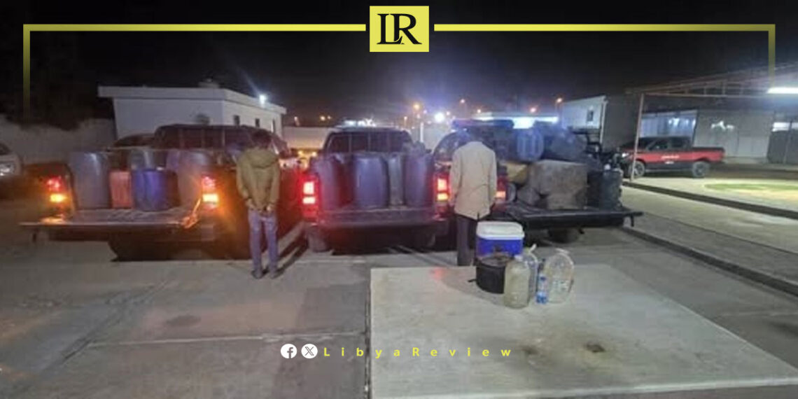 Libyan Authorities Foil Illegal Alcohol Production in Southeastern Libya
