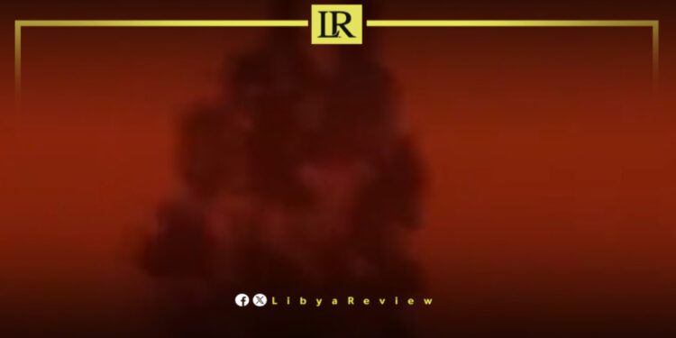 Dust Storm Turns Day to Dusk in Libya’s Tawergha