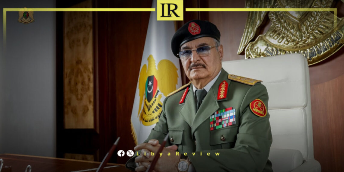 Libyan National Army (LNA) Commander-in-Chief Field Marshal Khalifa Haftar