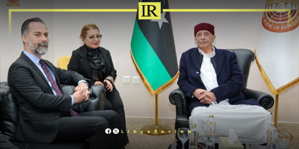 Libyan Parliament Speaker Ageela Saleh Holds Talks With Turkish Envoy