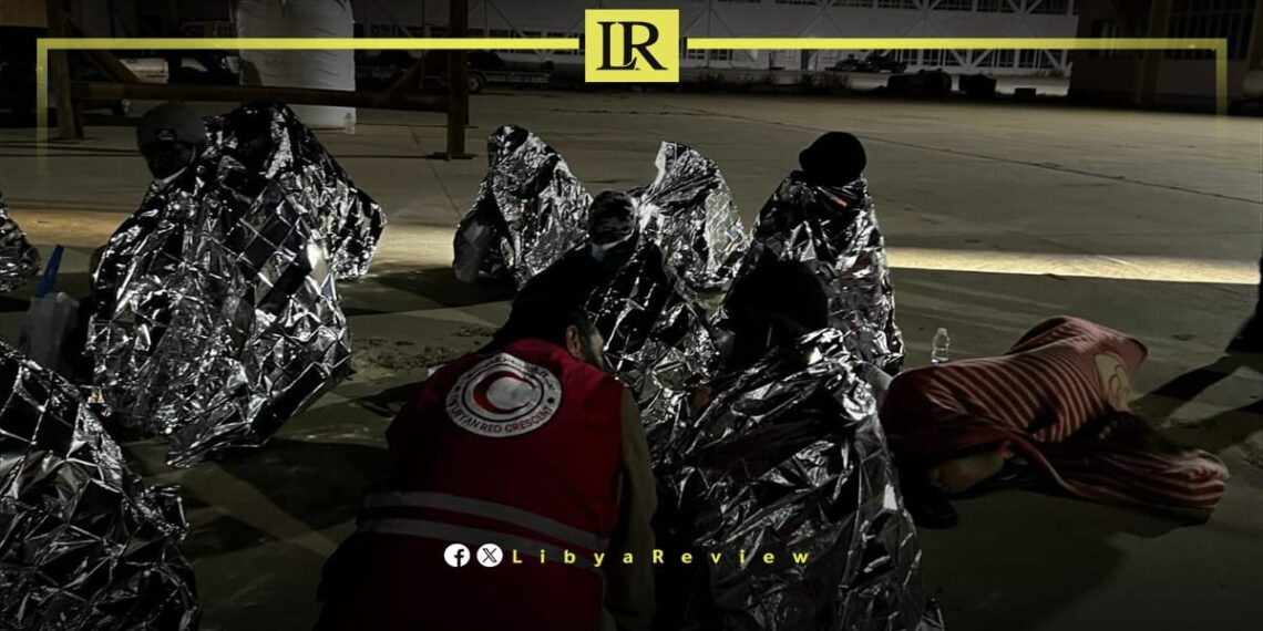 Libyan Red Crescent Rescues Migrant Boat Off Benghazi Coast